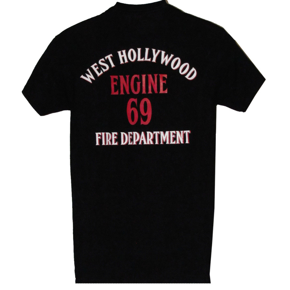 WEST HOLLYWOOD  FIRE DEPARTMENT  T SHIRT